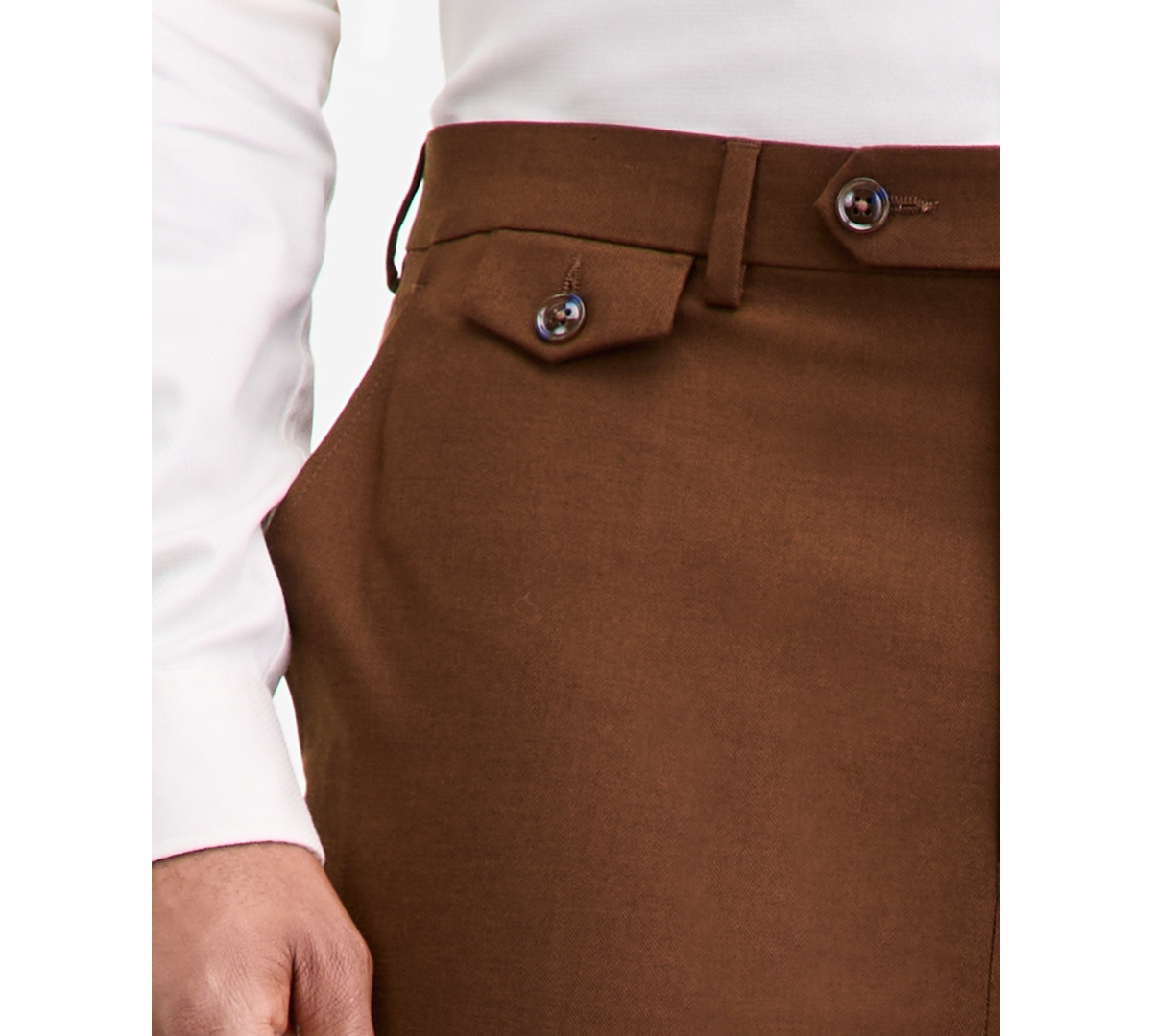 Tayion Collection Men's Classic-Fit Solid Suit Separate Pants