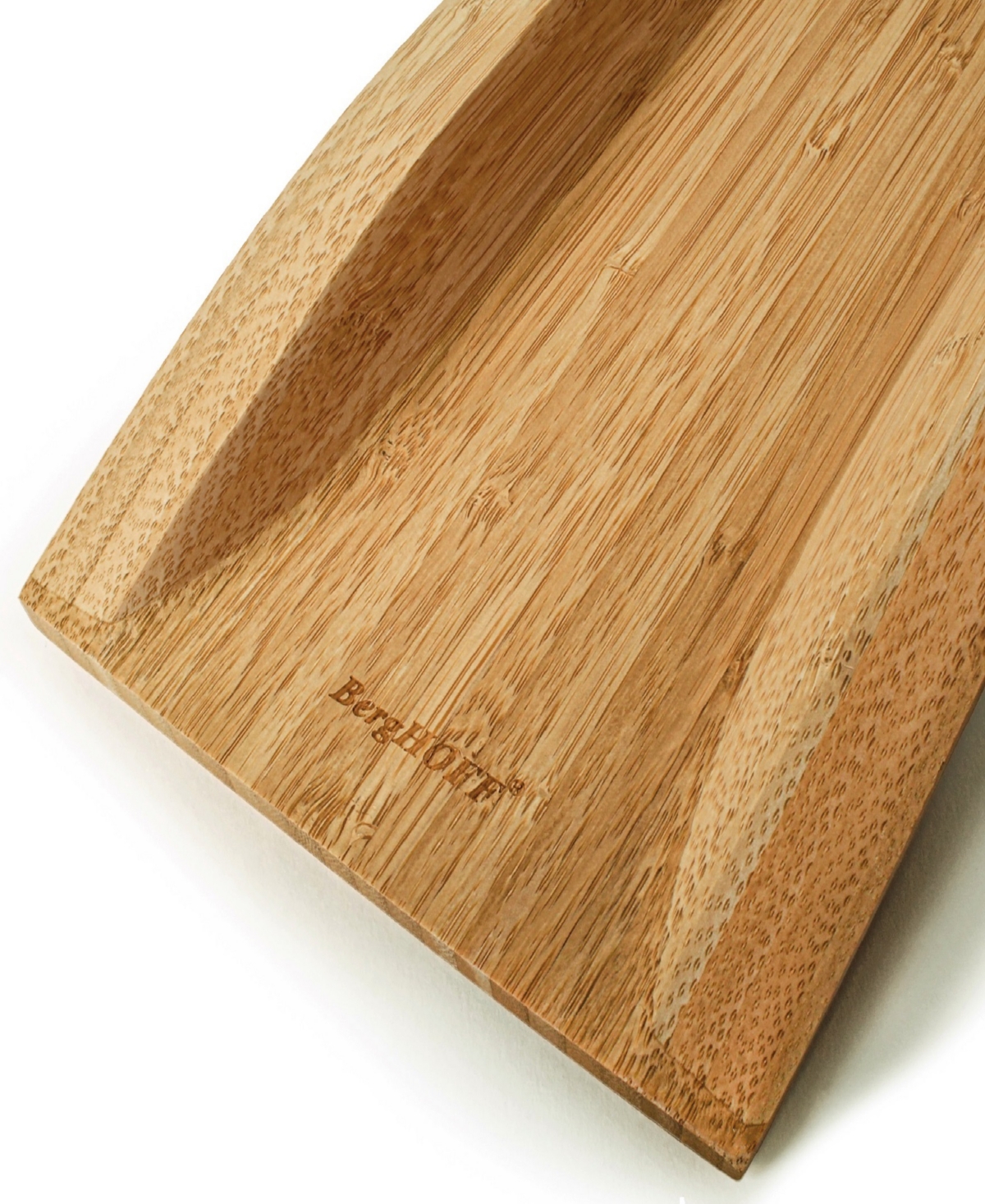 Berghoff Bamboo 16" Wavy Serving Tray In Beige