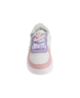 Toddler Girls Lace Charms Sneakers