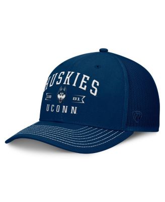 Top of the World - Men's True Navy UConn Huskies Carson Trucker Adjustable Hat