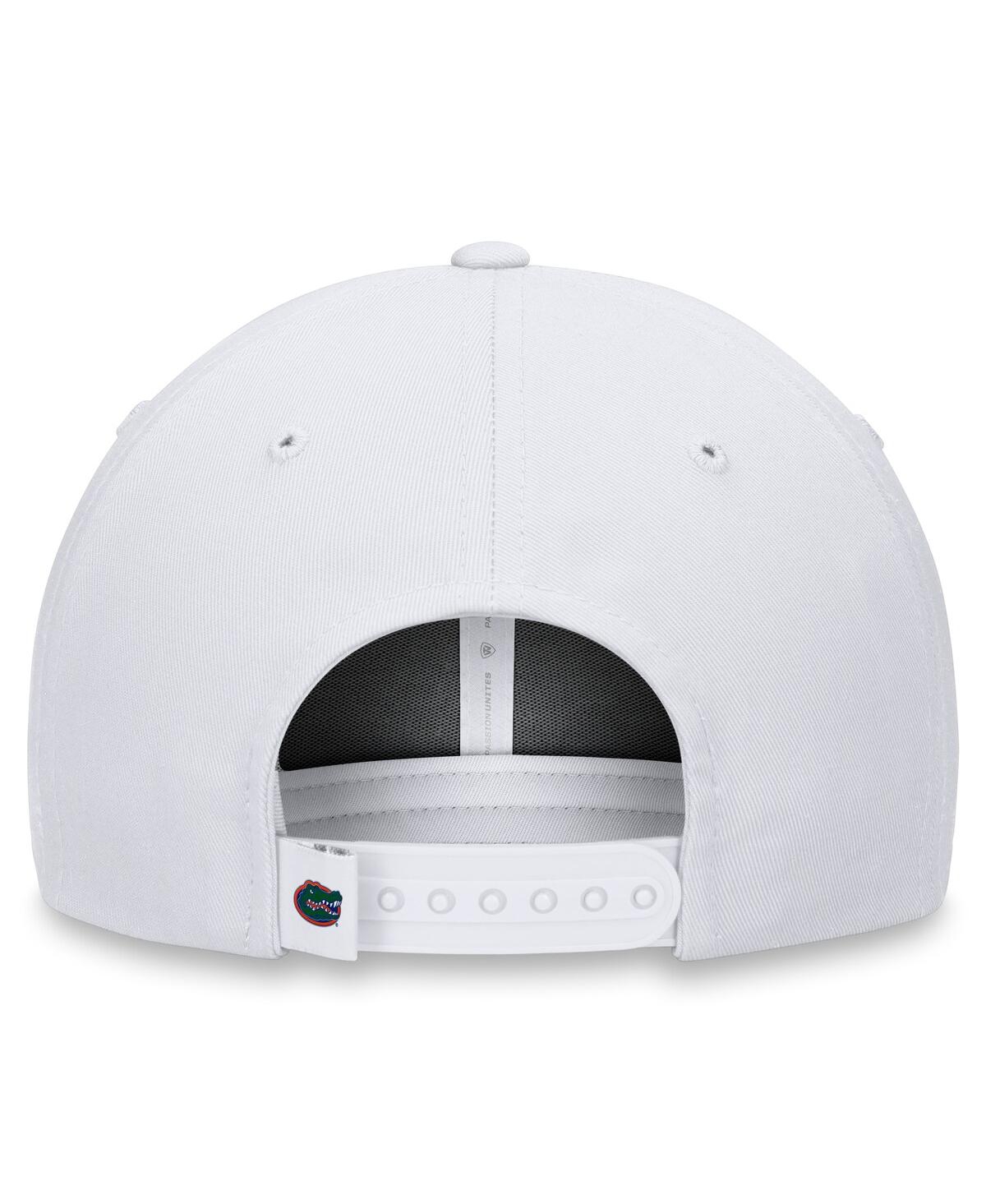 Top Of The World Men's White Florida Gators Fundamentals Game Adjustable Hat In White
