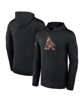 Fanatics - Men's Black Arizona Coyotes Authentic Pro Lightweight Pullover Hoodie