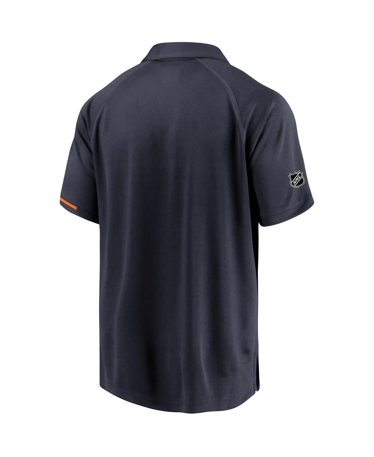 Fanatics Men's Navy Edmonton Oilers Authentic Pro Rink Side Polo Shirt In Navy