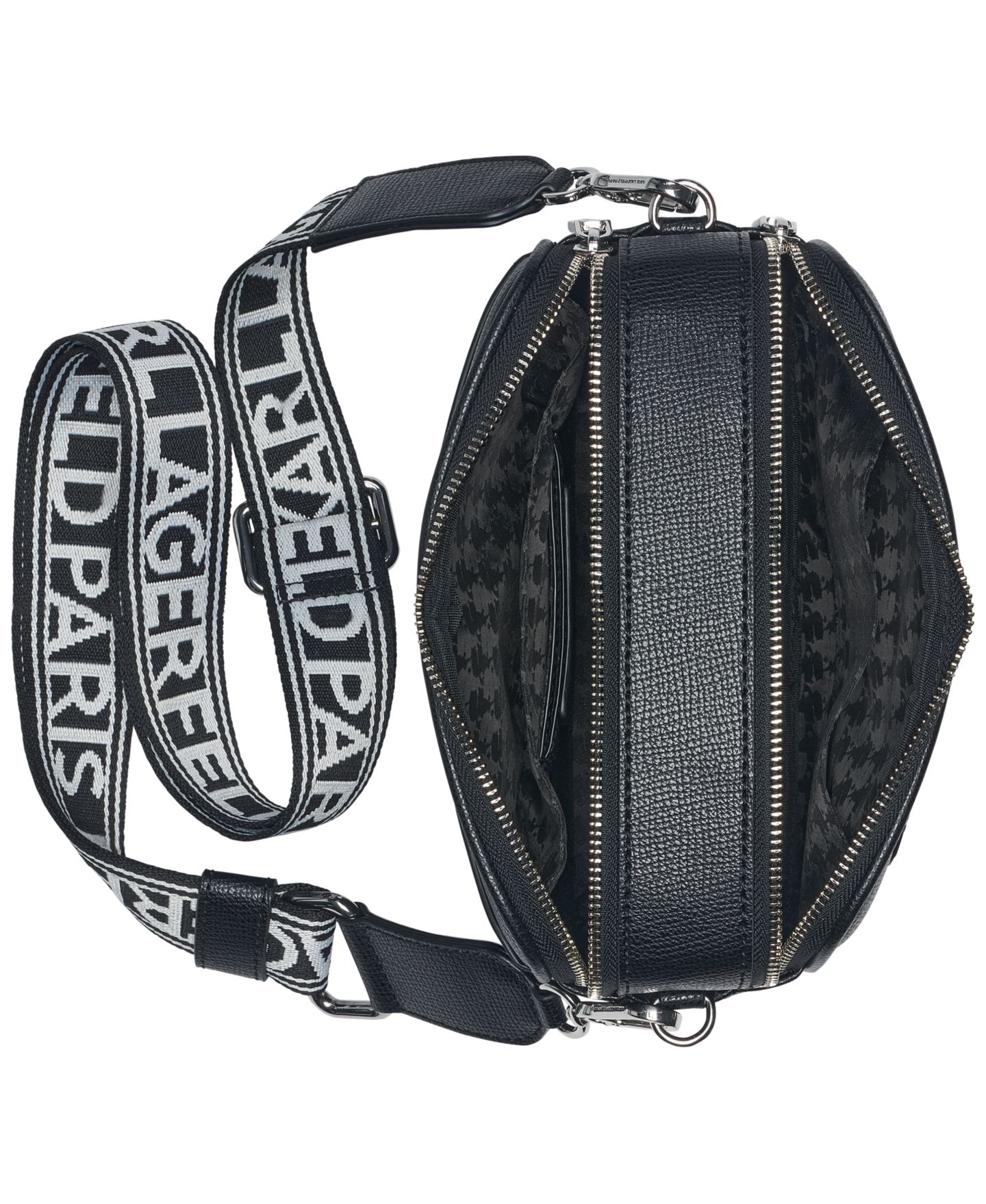 Женская сумка KARL LAGERFELD PARIS Maybelle Crossbody, цвет: Чёрный — фото 4