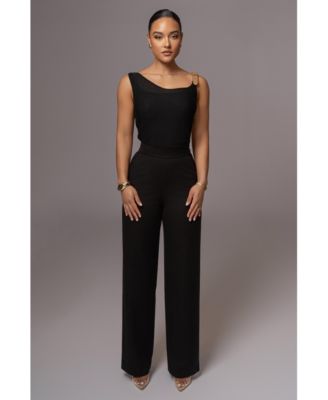 Women's Shanti Faux Buckle Top