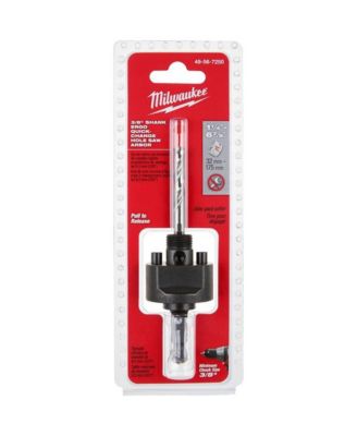 49-56-7250 3/8 in. Quick Change Large Hole Saw Arbor with Pilot Drill Bit