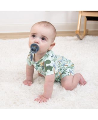 Baby Boys Rompers - 2 Pack, Green Dino