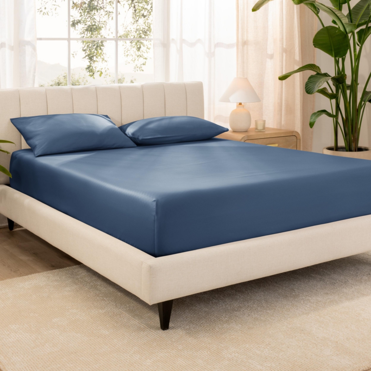Bare Home Sateen Fitted Sheet