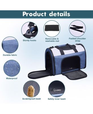 Sport Airline Pet Carrier: 16" - Dark Blue