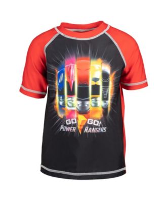 Little Boys Rash Guard and Swim Trunks Outfit Set