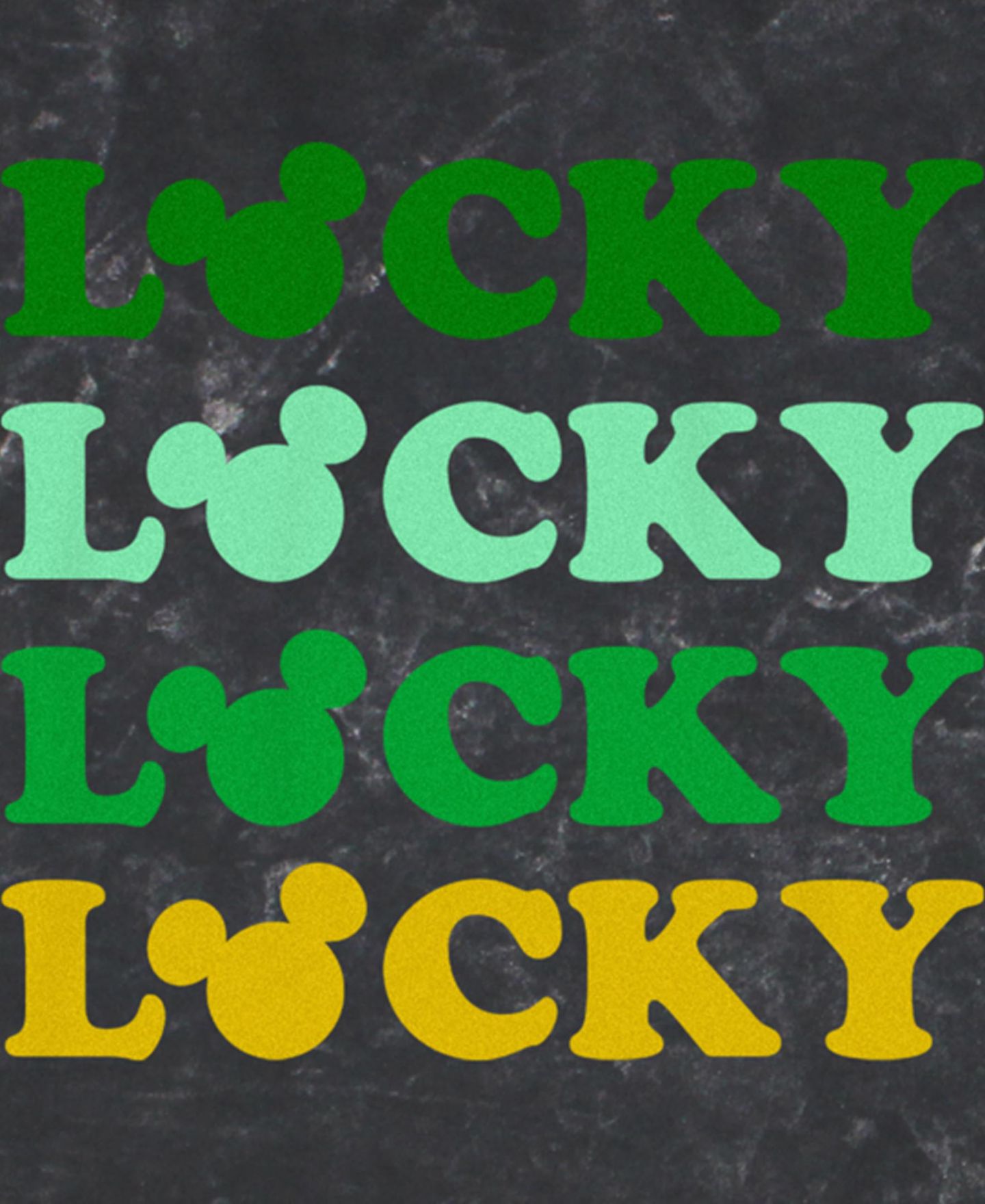 Мужская футболка Mickey Classic Lucky Ears Short Sleeve, цвет: Чёрный — фото 3