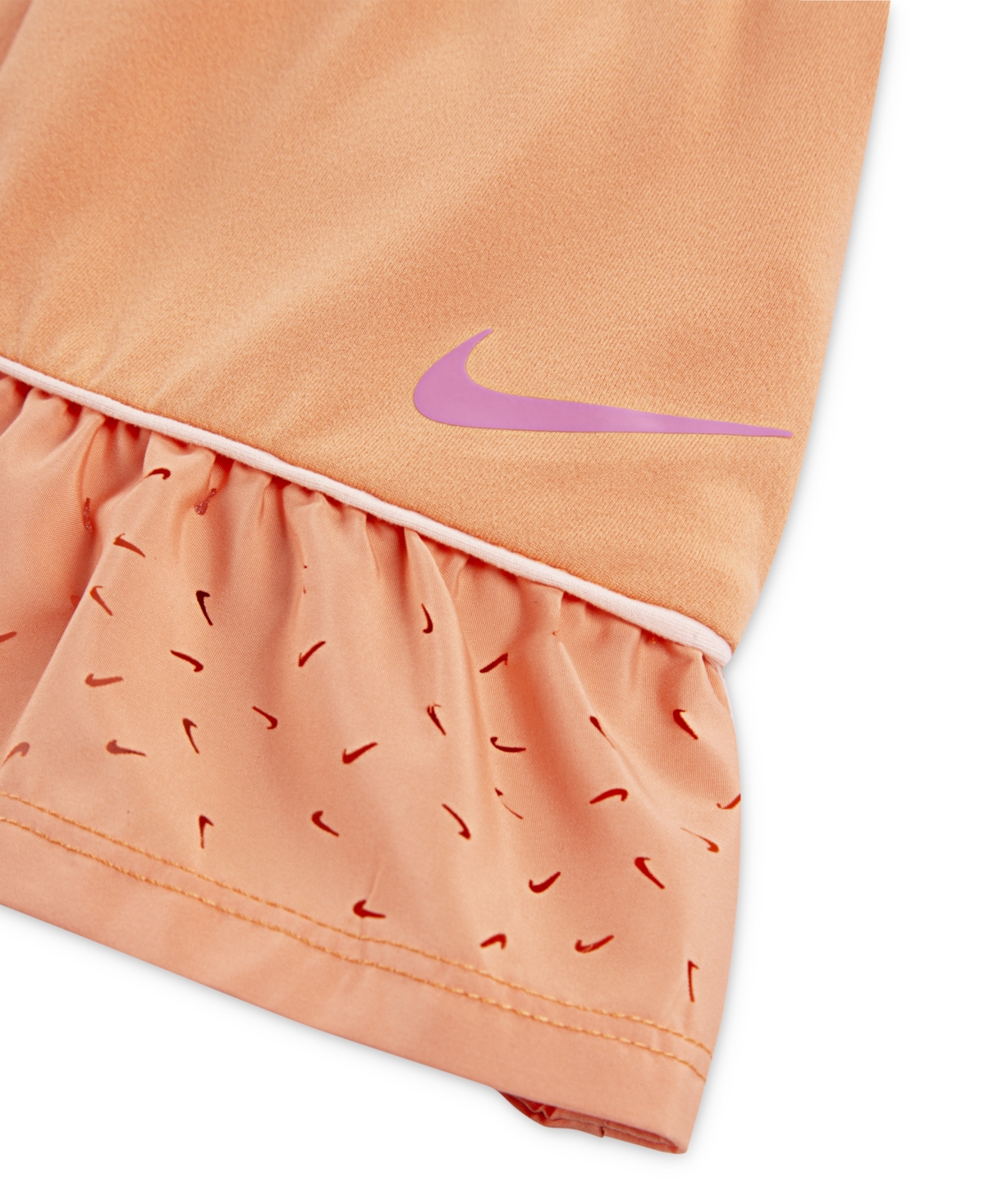 Nike Toddler Girls 2-piece Sunny Swoosh Scooter Set In Apricot Agate