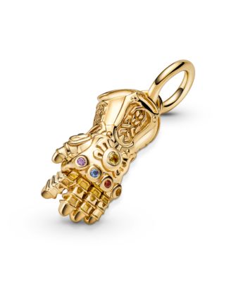 Gold-Plated Marvel The Avengers Infinity Gauntlet Dangle Charms