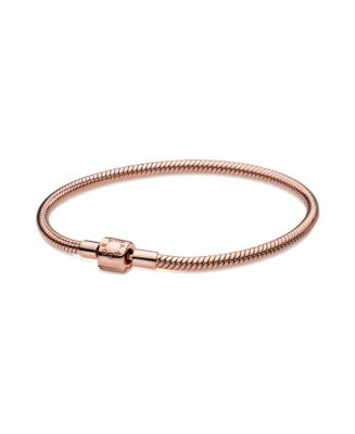 Pandora Gold-Plated Reflexions Long Clasp Pave Bracelet - Macy's
