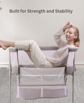 Baby Bassinet Bedside Crib with Mosquito Net