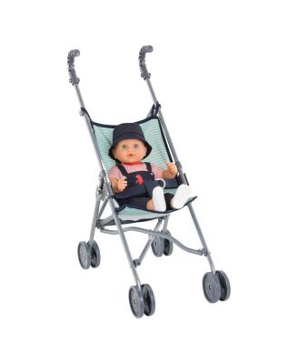 Umbrella Doll Stroller - Sage Stripe
