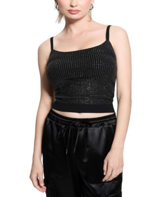 Women's Khloe Rhinestone Sweater Tank Top