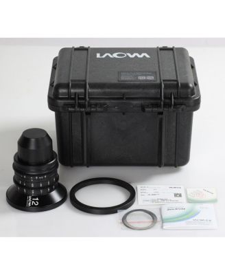 Laowa 12mm T2.9 Zero-D Cine Lens for Canon EF, Black