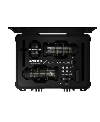 Catta Ace 35-80mm and 70-135mm T2.9 Cine Lens Bundle for PL Mount and Canon EF, Black