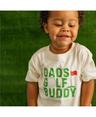 Toddler Boys Dad's Golf Buddy Short Sleeve T-Shirt