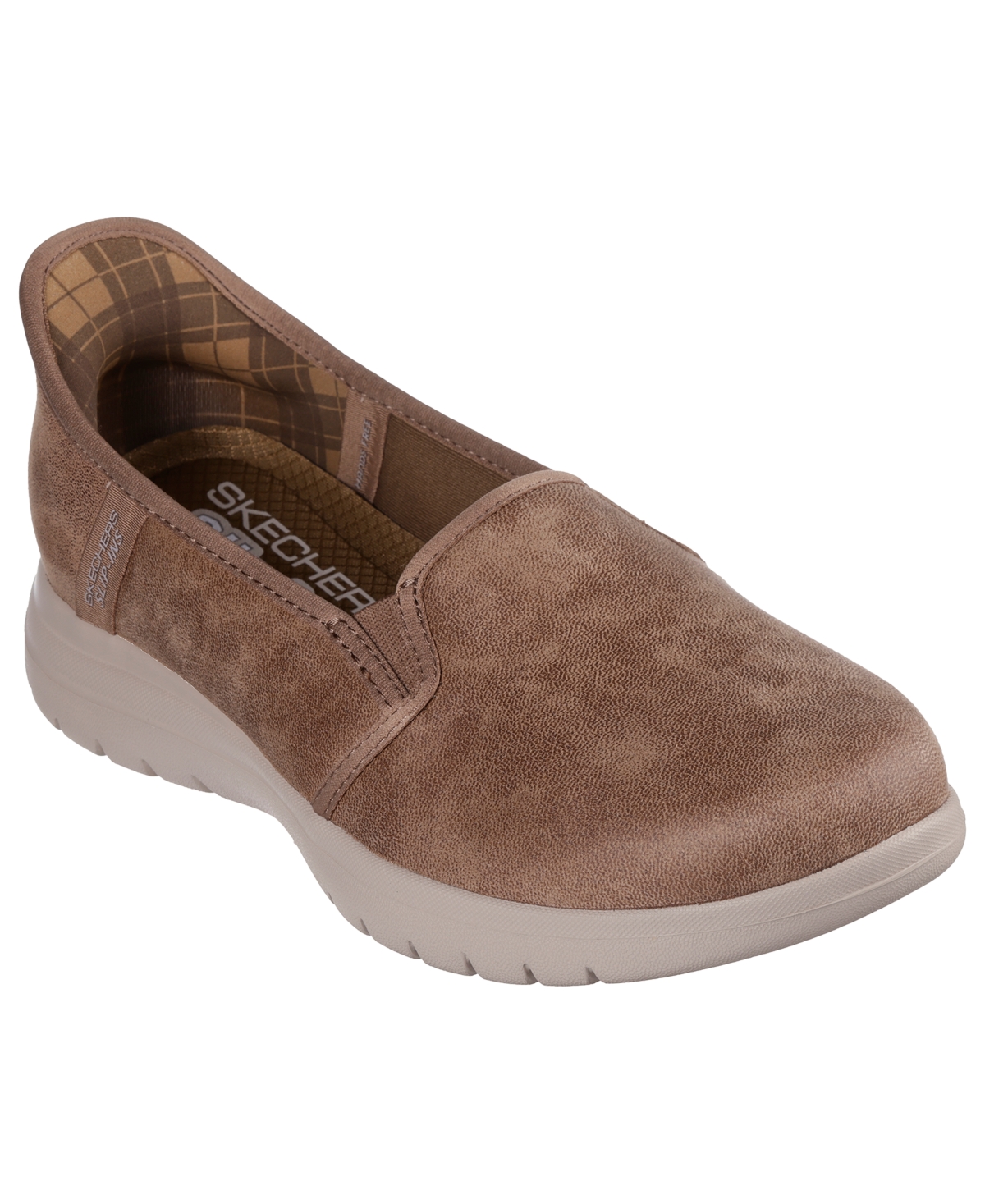 Women's Skechers Slip-Ins: On-the-go Flex - Verona Slip-On Casual Walking Sneakers from Finish Line - Chestnut