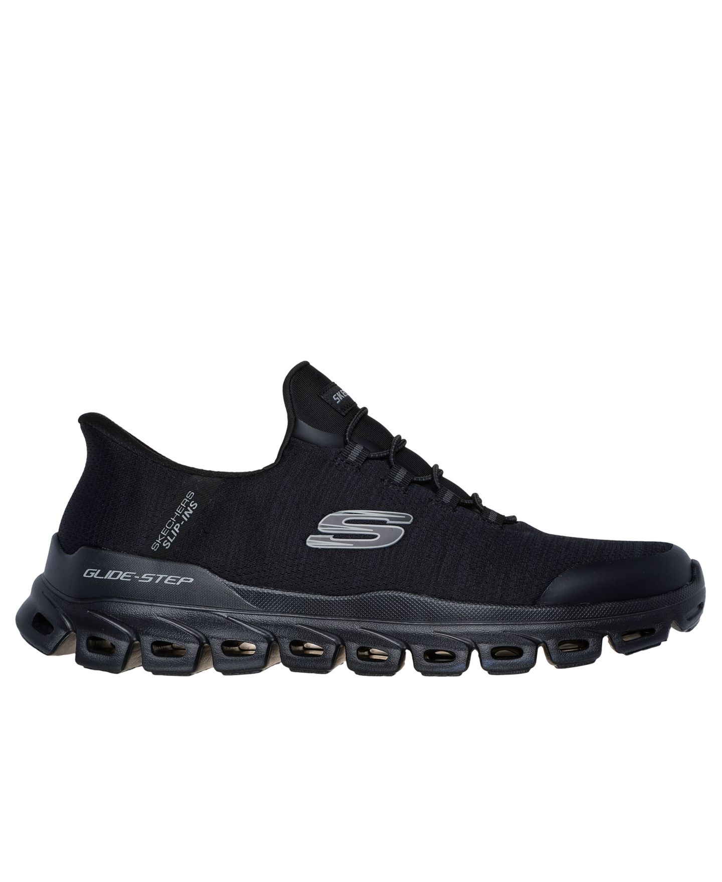 Мужские кроссовки Skechers Slip-Ins: Glide-Step - Zefyr Walking, цвет: Чёрный — фото 4
