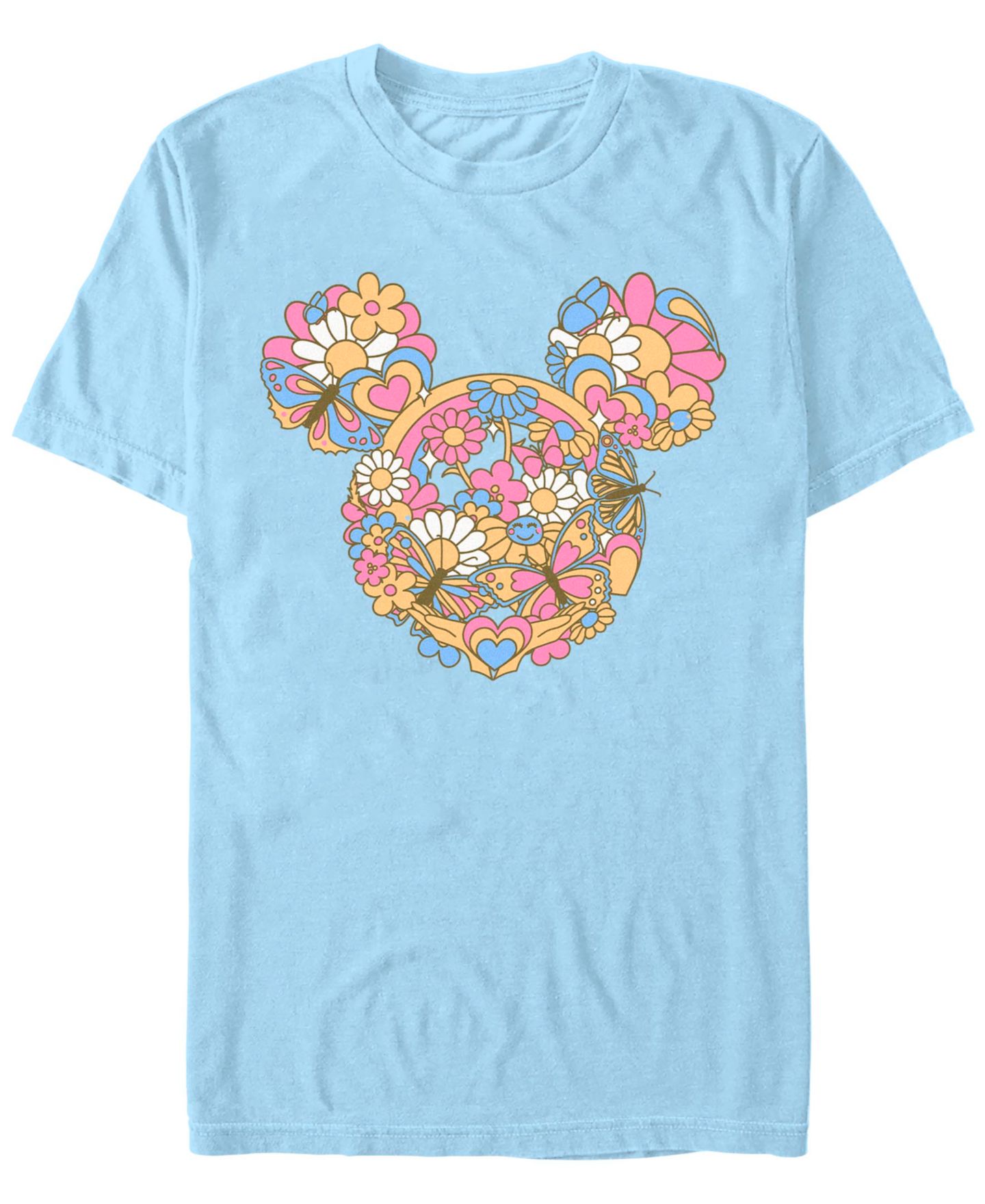 Мужская футболка Mickey Classic Fairy Mickey Silo Short Sleeve, цвет: Светлый синий — фото 1