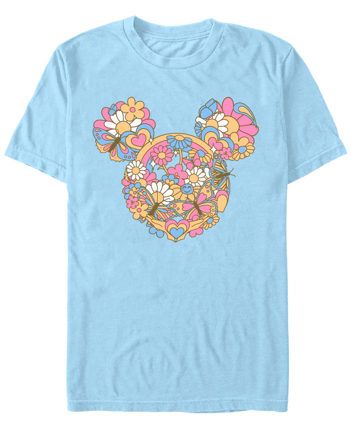 Men's Fairy Mickey Silo Short Sleeve T-Shirt - Light blue