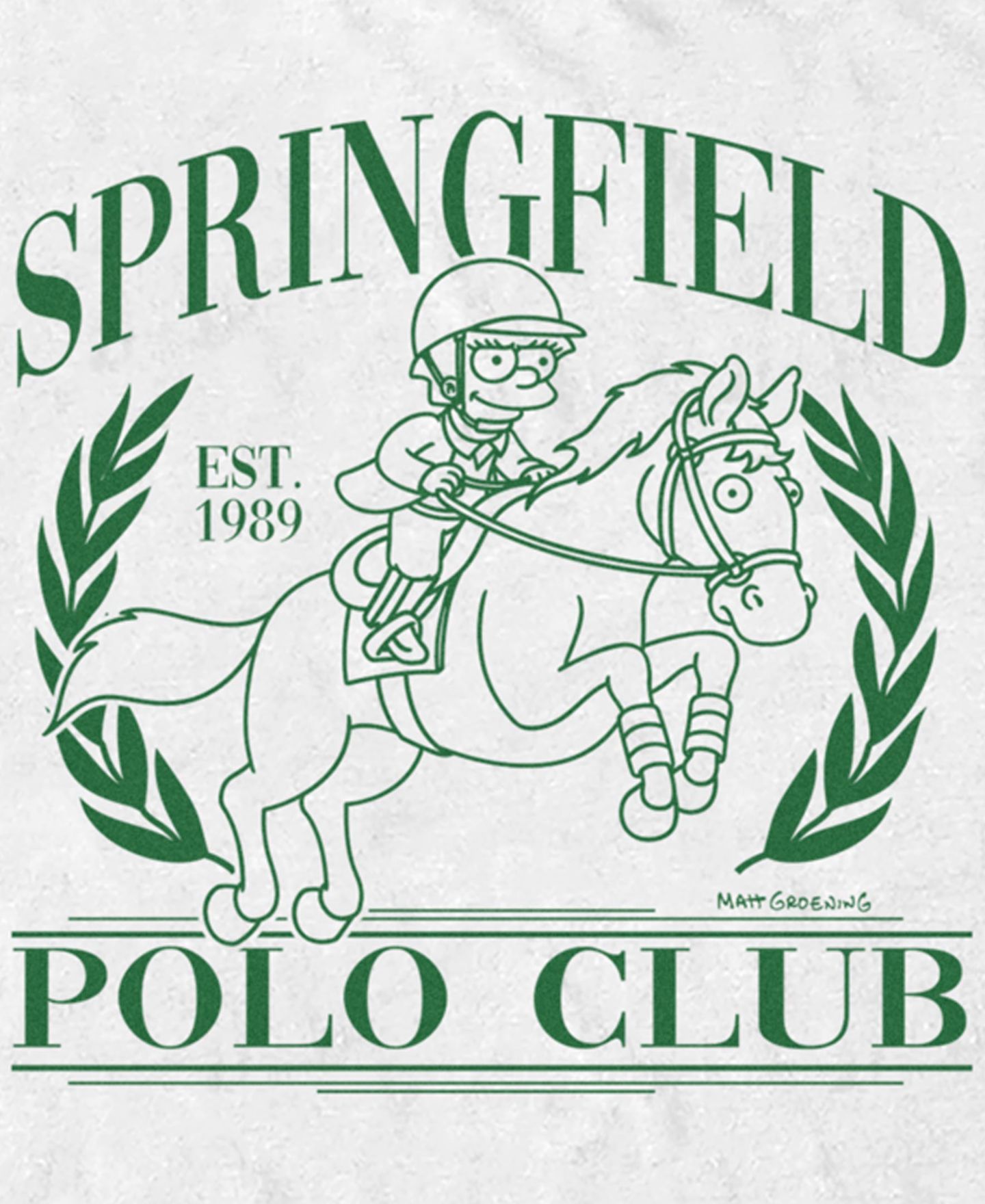 Мужская футболка The Simpsons Polo Club Short Sleeve, цвет: Белый — фото 3