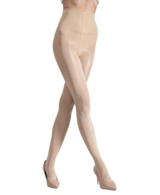 Women's Lustrous Silky Shiny 40 Denier Semi-Opaque High-Waist Pantyhose Tights SKU11003