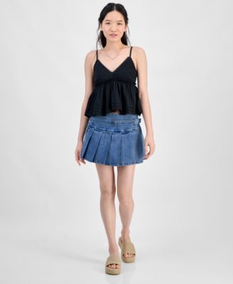 Juniors' Cotton Babydoll Tank