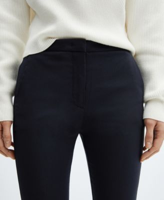 Women's Cropped Slim Fit Pants