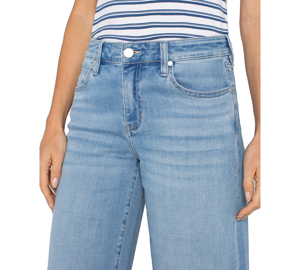 Shop Liverpool Los Angeles Women's Cropped Yacht Jeans In Abbot Kinney