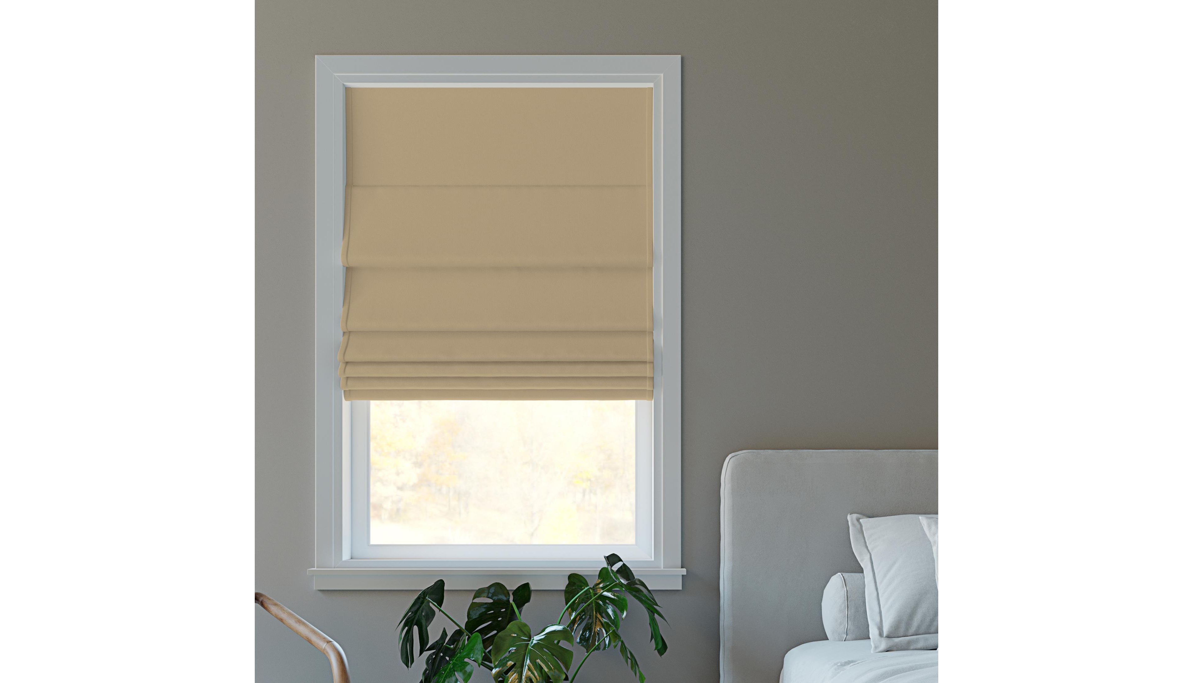 Morin Velvet 100% Blackout Cordless Roman Shade