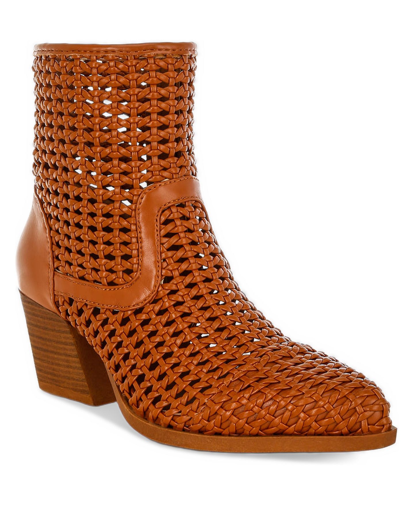 Женские ботинки Rag & Co Artisole Woven Pleather Block, цвет: Бежевый / Хаки — фото 2