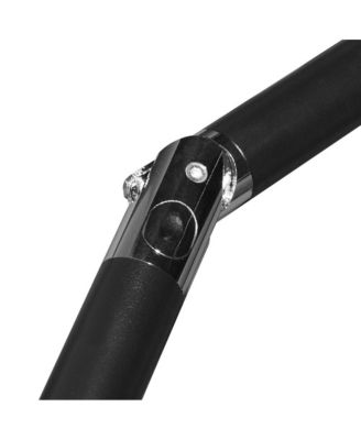 Bali 9' Round Uv Resistant Outdoor Patio Umbrella With Height Lever And 33° Push Button Tilt