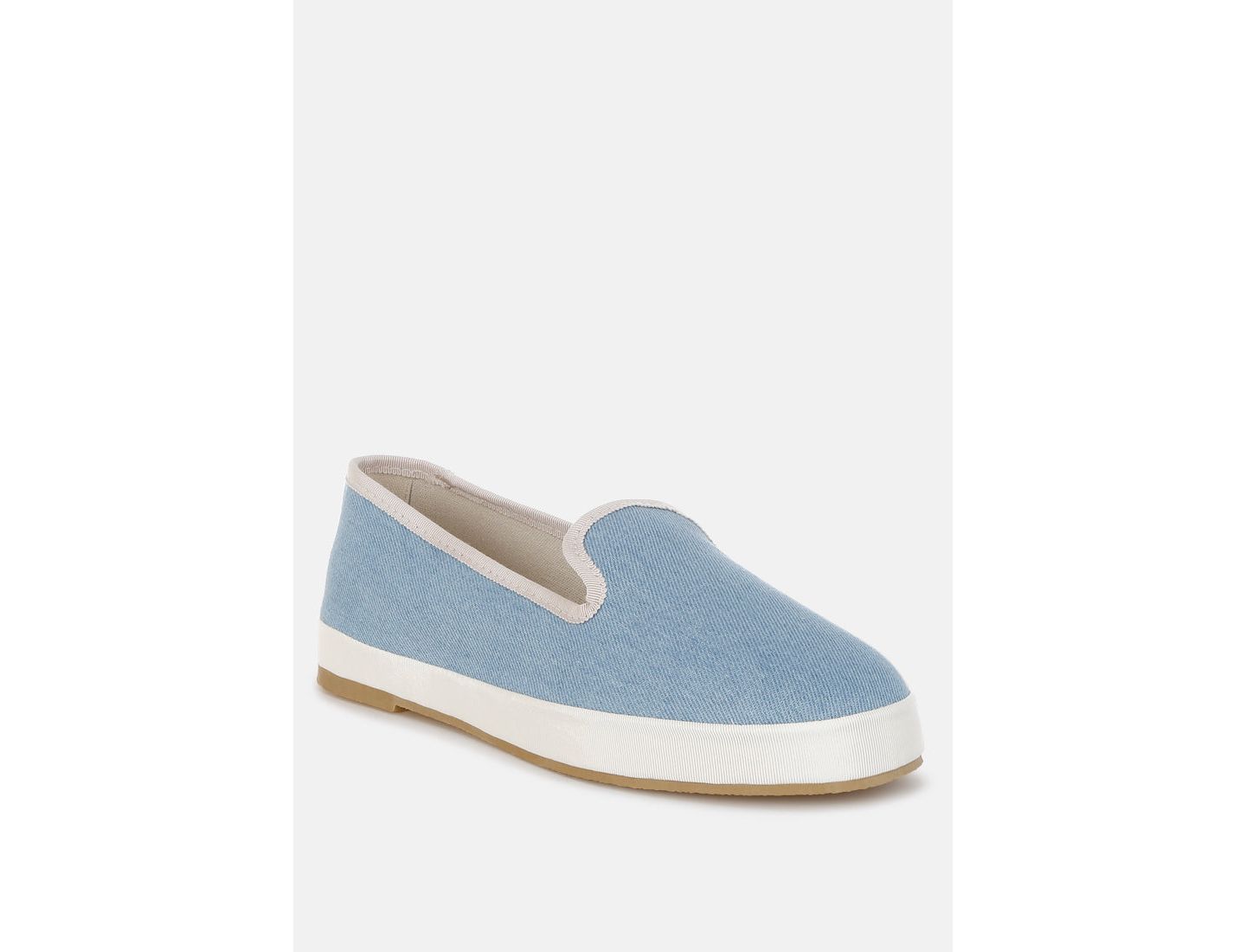 Женские туфли London Rag Palin Denim Slip On, цвет: Пастельный синий — фото 1