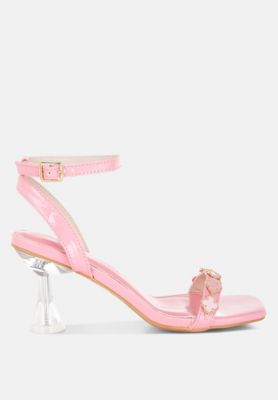 Womens Ebina Charm Detail Spool Heels