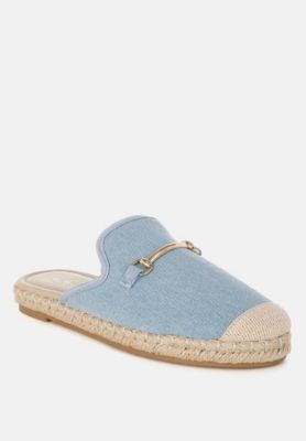 Midori Denim Slip-On Mules Women