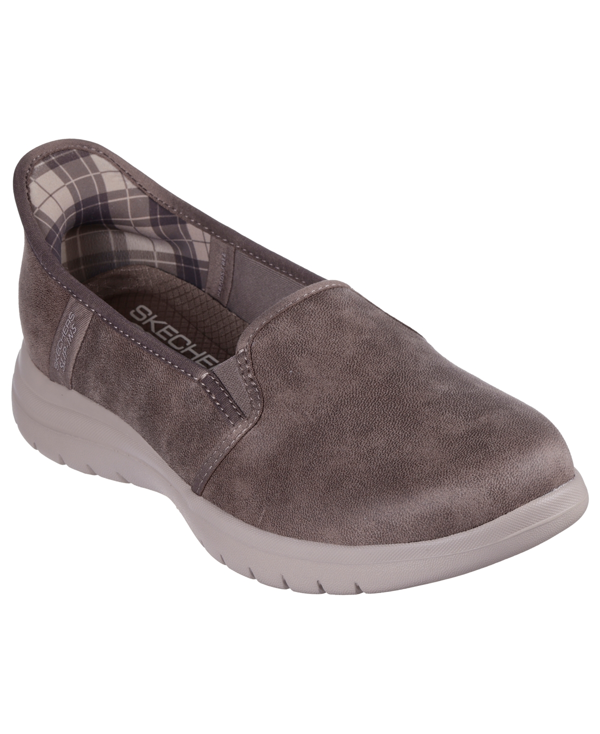Women's Skechers Slip-Ins: On-the-go Flex - Verona Slip-On Casual Walking Sneakers from Finish Line - Dark Taupe