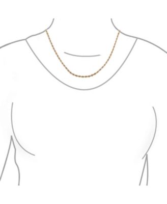 Rose Gold Tone Rope Chain 5MM Necklace Stainless Steel