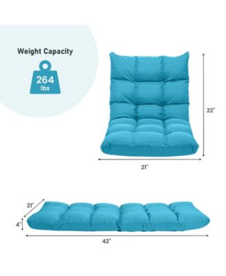 14-Position Adjustable Folding Lazy Gaming Sofa