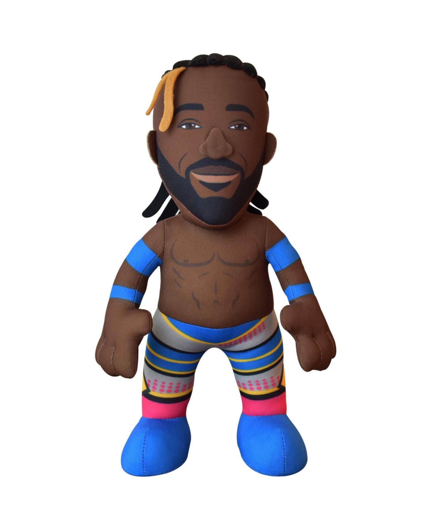 Детская мягкая игрушка Bleacher Creatures Kofi Kingston Dreadlocked Dynamo 10" Plush — фото 1