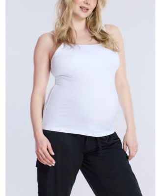 Plus Size Motherhood Clip Down Nursing Tank Top Cami - Motherhood