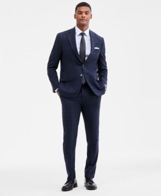 Men's Slim-Fit Wool-Blend Suit Jacket