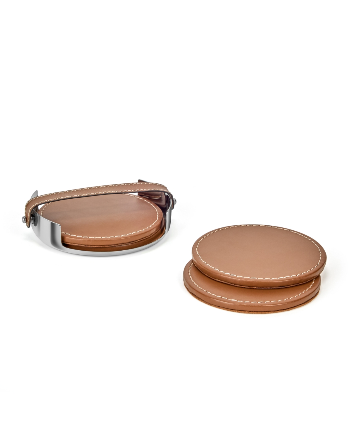 Nambe Tahoe Coaster, Set Of 4 In Brown
