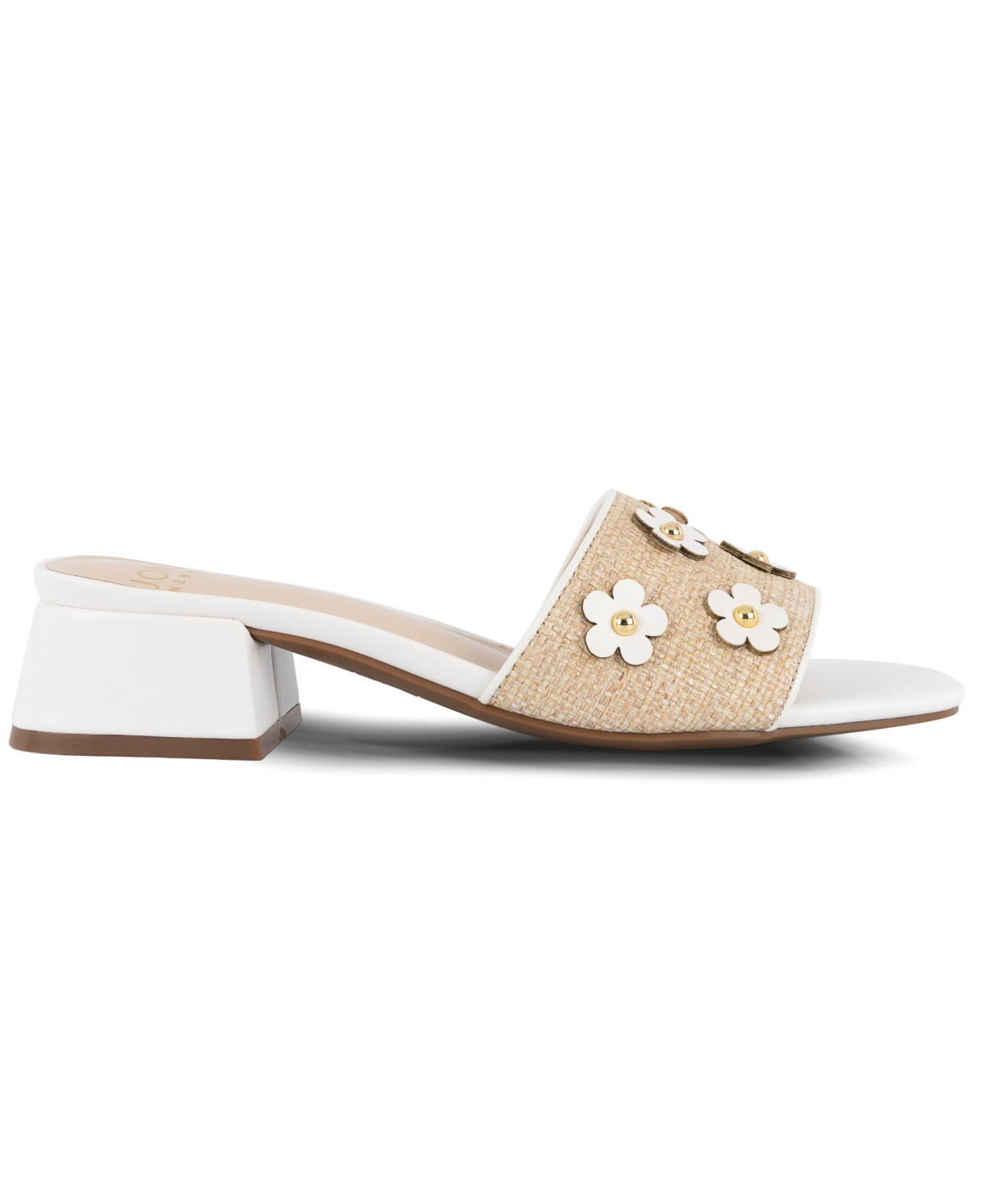 Jones New York Women's Unfloret Block Heel Flat Sandals