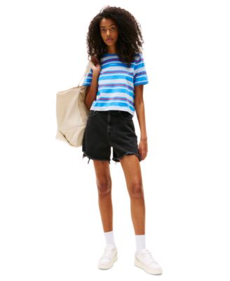Tommy Jeans - Women's Mom Cut-Off Denim Shorts