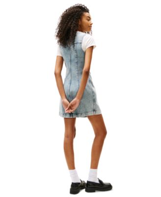 Women's V-Neck Button-Front Dress