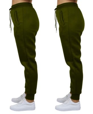 Women's Loose Fit Fleece Lined Jogger Sweatpants-2 Pack